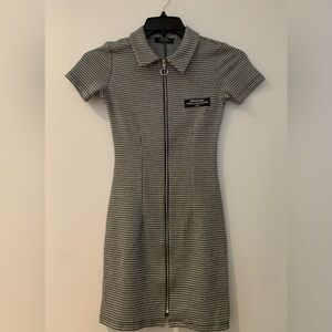 Bershka Checkered Mini Dress